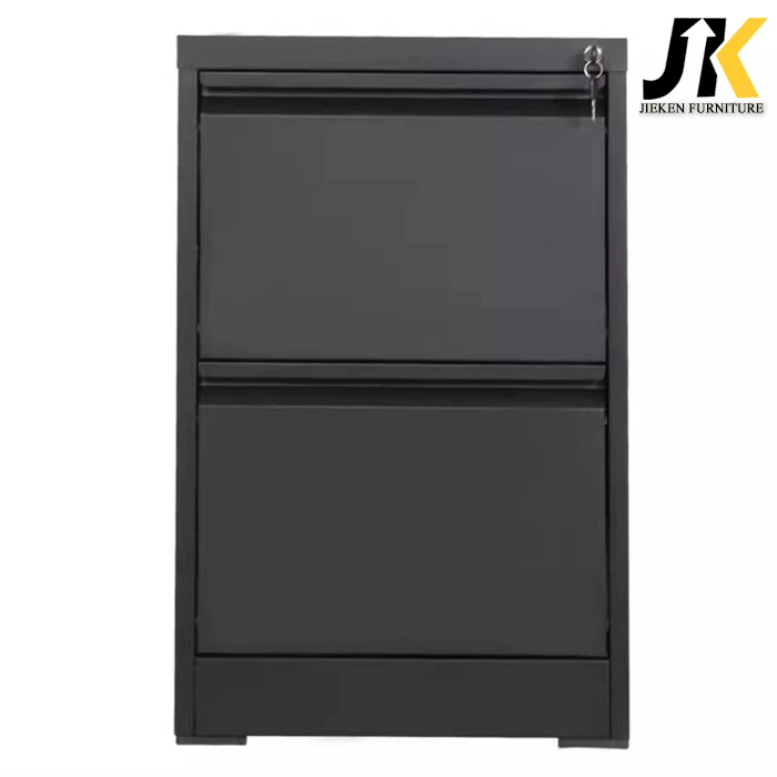 metal two drawer file cabinet