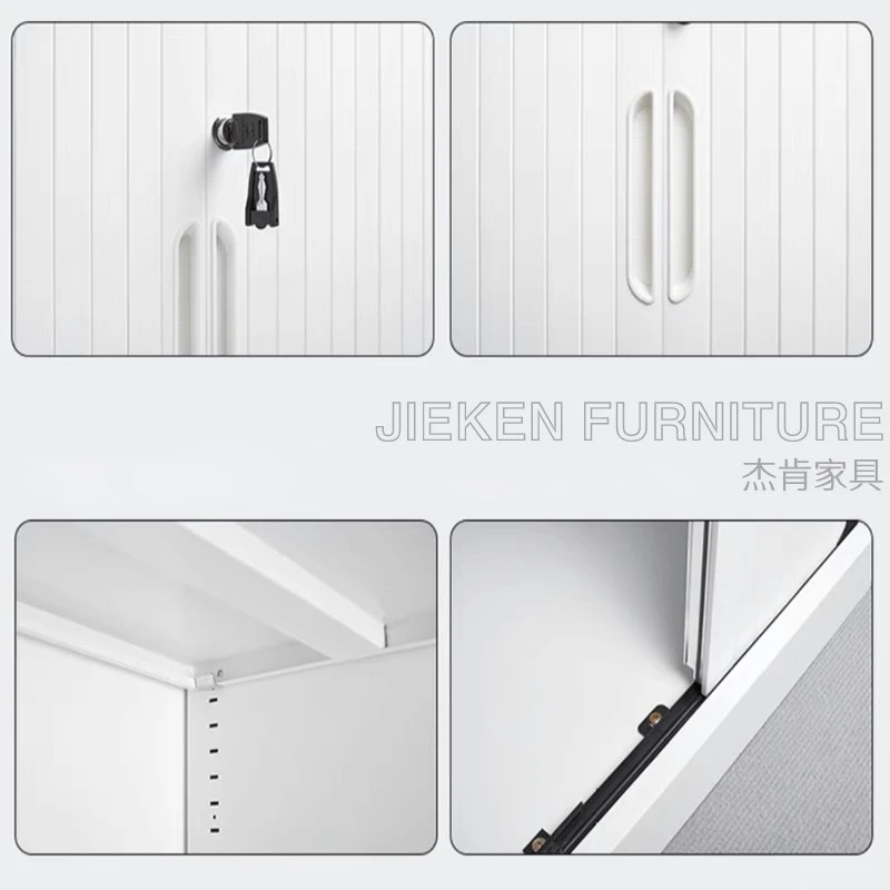 rolling door filing cabinet details