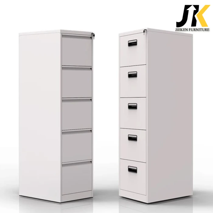 Vertical 5 Drawer Filing Cabinet